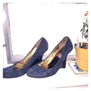 Guess Blue Suede Heels
